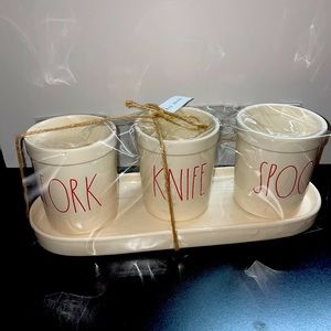 Rae Dunn Utensil Holder new